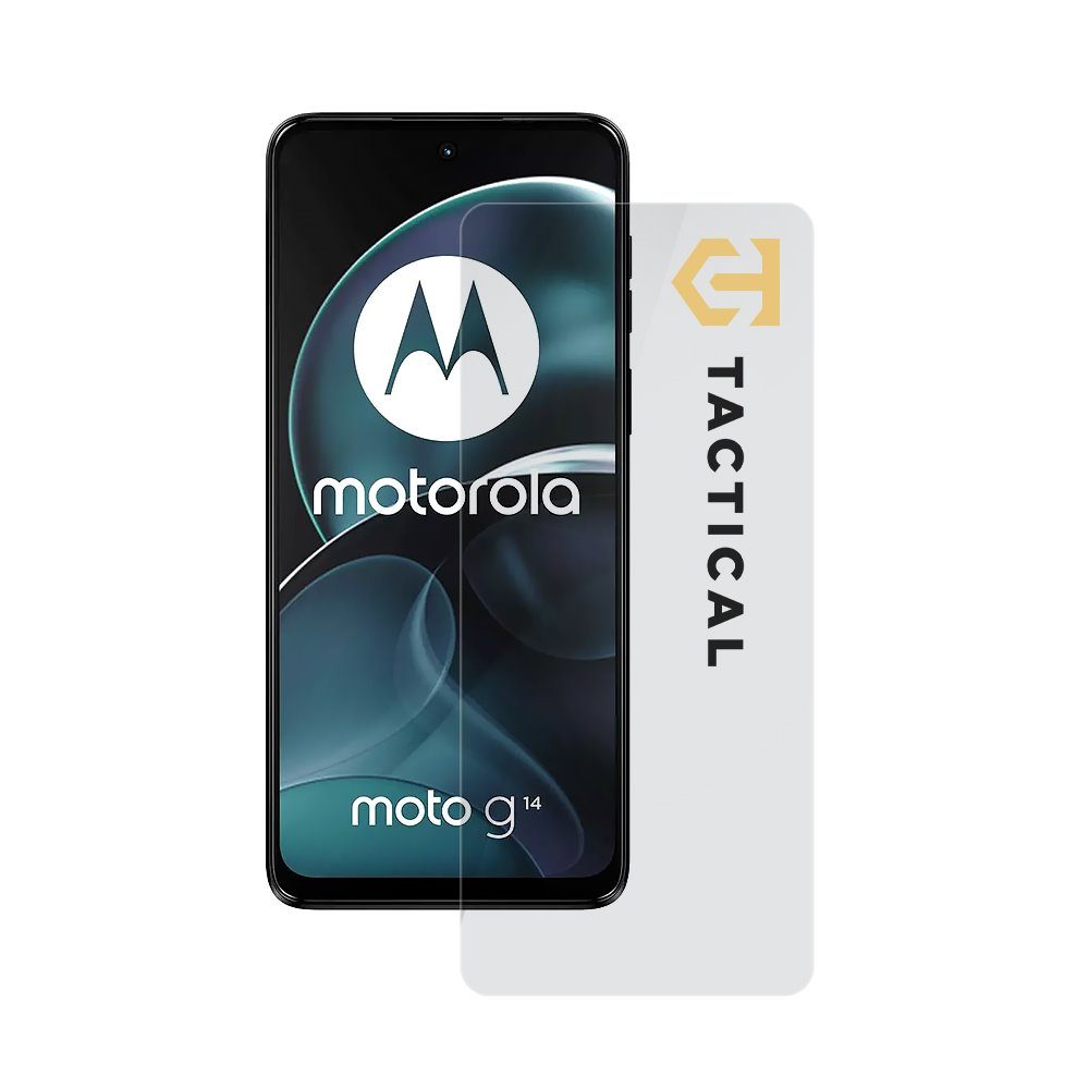 Taktikai üvegpajzs 2.5D üveg Motorola G14, átlátszó