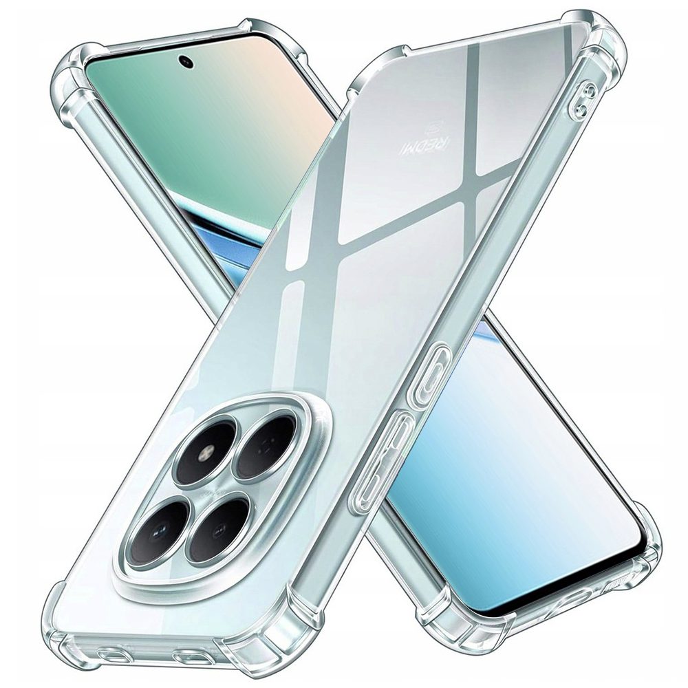 Levně Techsuit Shockproof průhledný obal, Xiaomi Redmi Note 15 4G / 5G / Poco M8 5G
