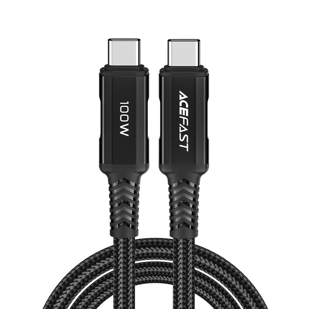 Acefast kabel USB-C - USB-C 2m, 100W (20V / 5A), černý (C4-03 black)