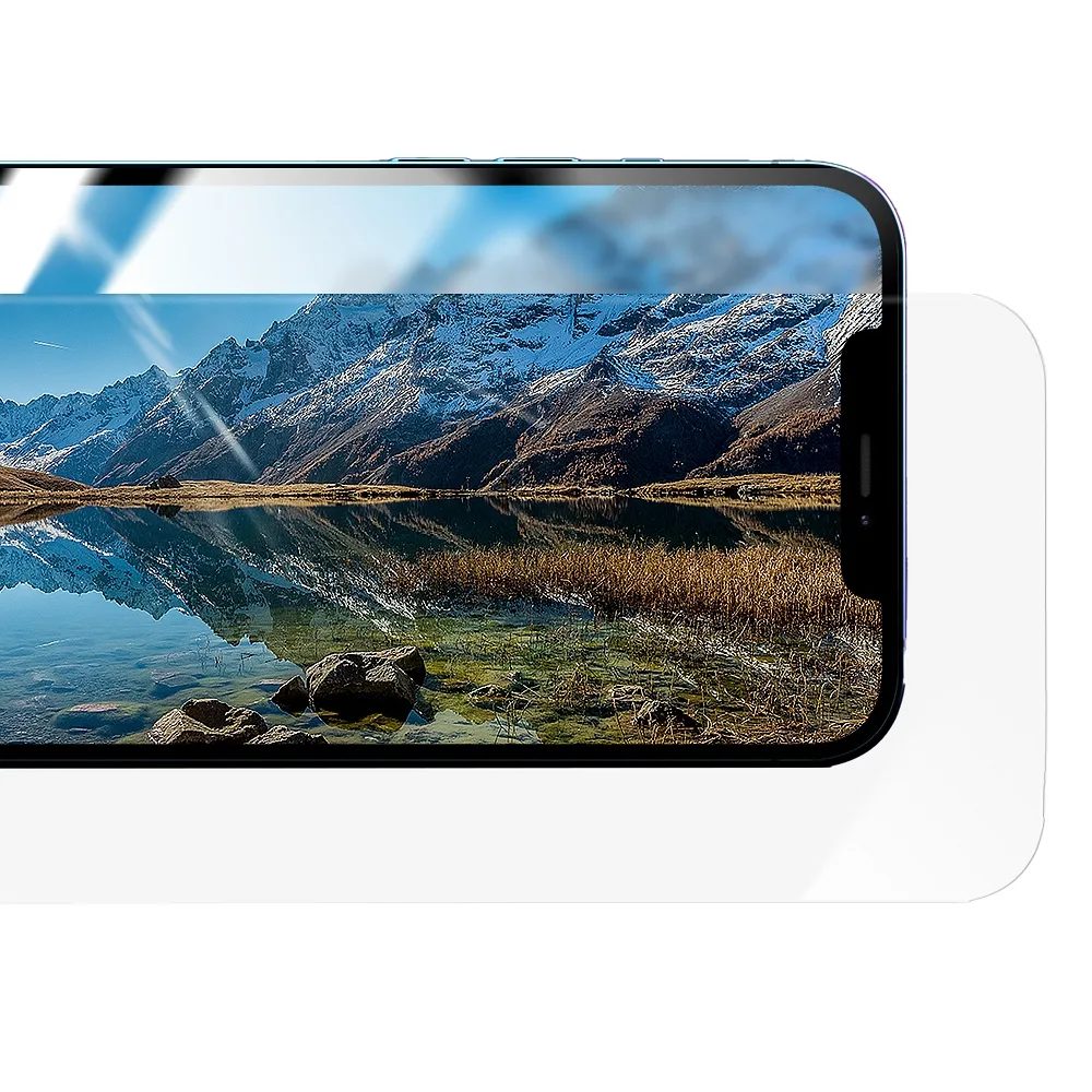 Forcell Flexible Nano Glass Hibrid üveg, IPhone 12 Pro Max, átlátszó