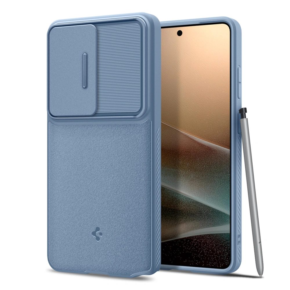 Levně Spigen Optik Armor, Samsung Galaxy S26 Ultra, modrý