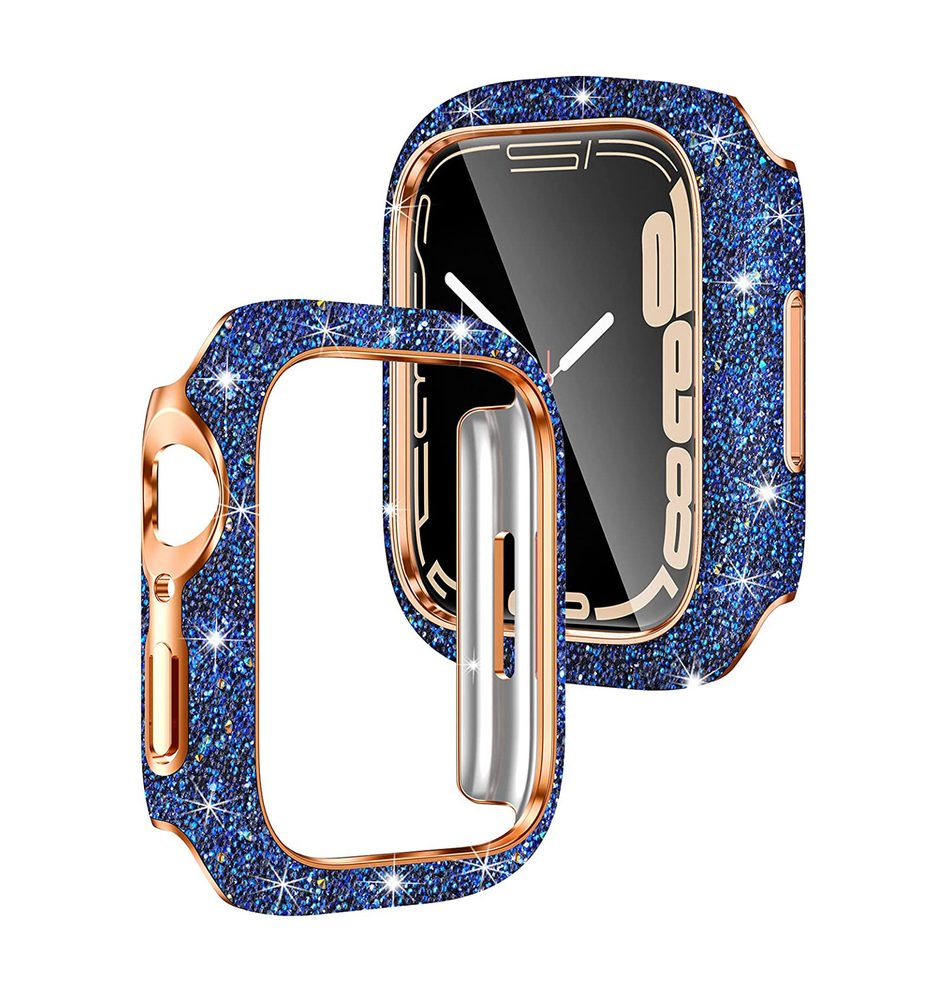 JP Watch case Crystal, Apple Watch 7 / 8 / 9, 41 mm, modrý