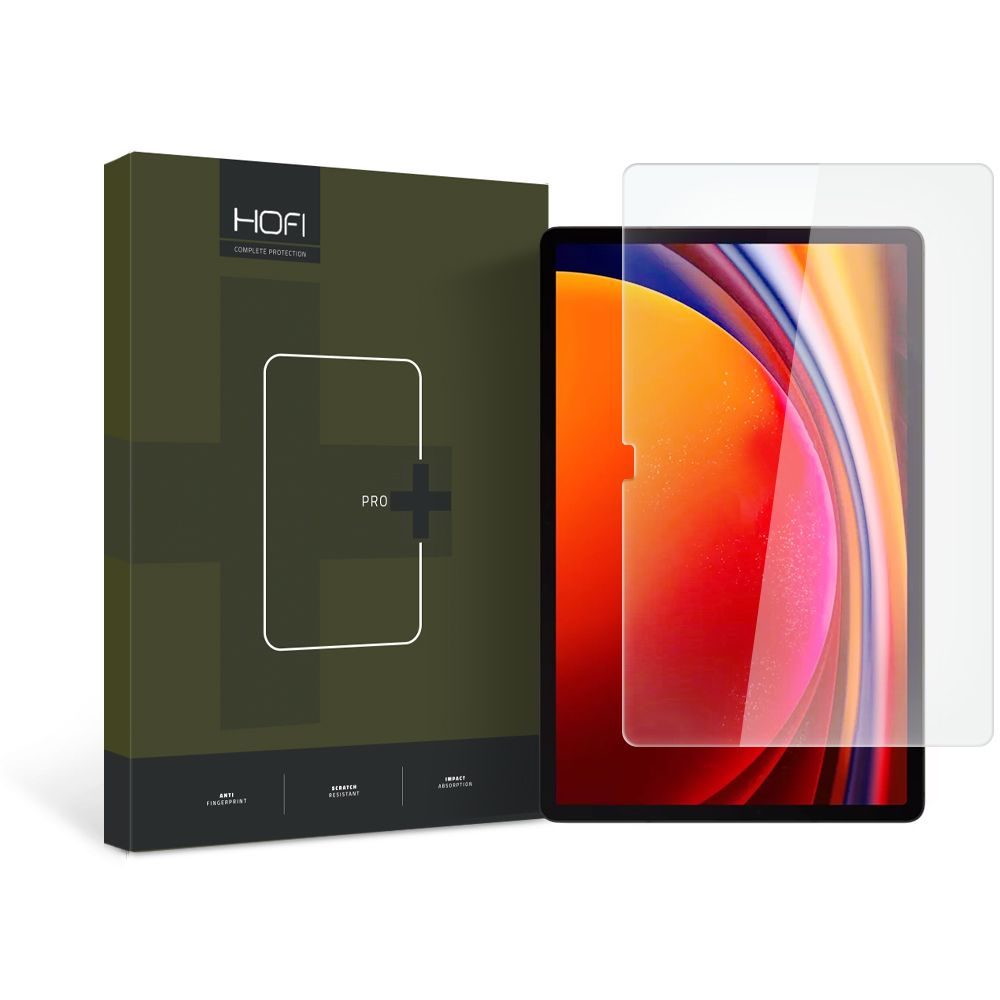 Hofi Pro+ Folie De Sticlă Securizată, Samsung Galaxy Tab S7 FE / S7+ / S8+ / S9+ Plus, 12,4