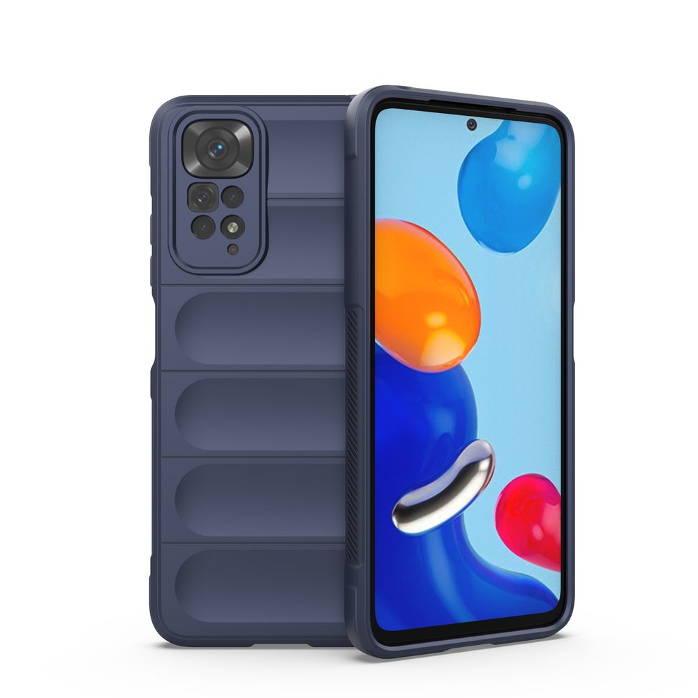 Husă Magic Shield, Xiaomi Redmi Note 11 Pro, Albastru închis