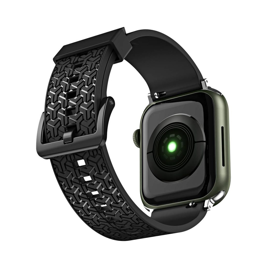 Curea Strap Y Pentru Ceasuri Apple Watch 7 / SE (41/40/38mm), Neagră