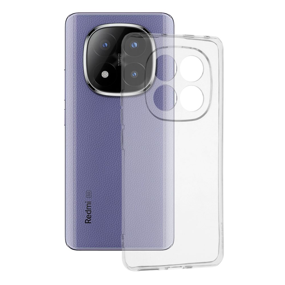 Techsuit Clear Silicone, Xiaomi Redmi Note 14 Pro Plus 5G