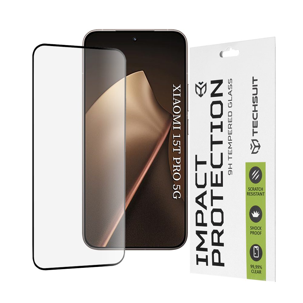 Levně Techsuit 111D Tvrzené sklo, Xiaomi 15T Pro, černé