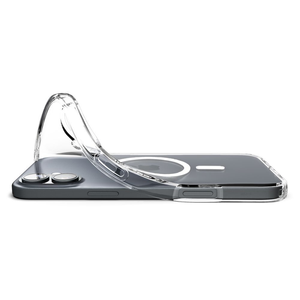 Spigen Liquid Crystal Mag s MagSafe, iPhone 16, priehľadný