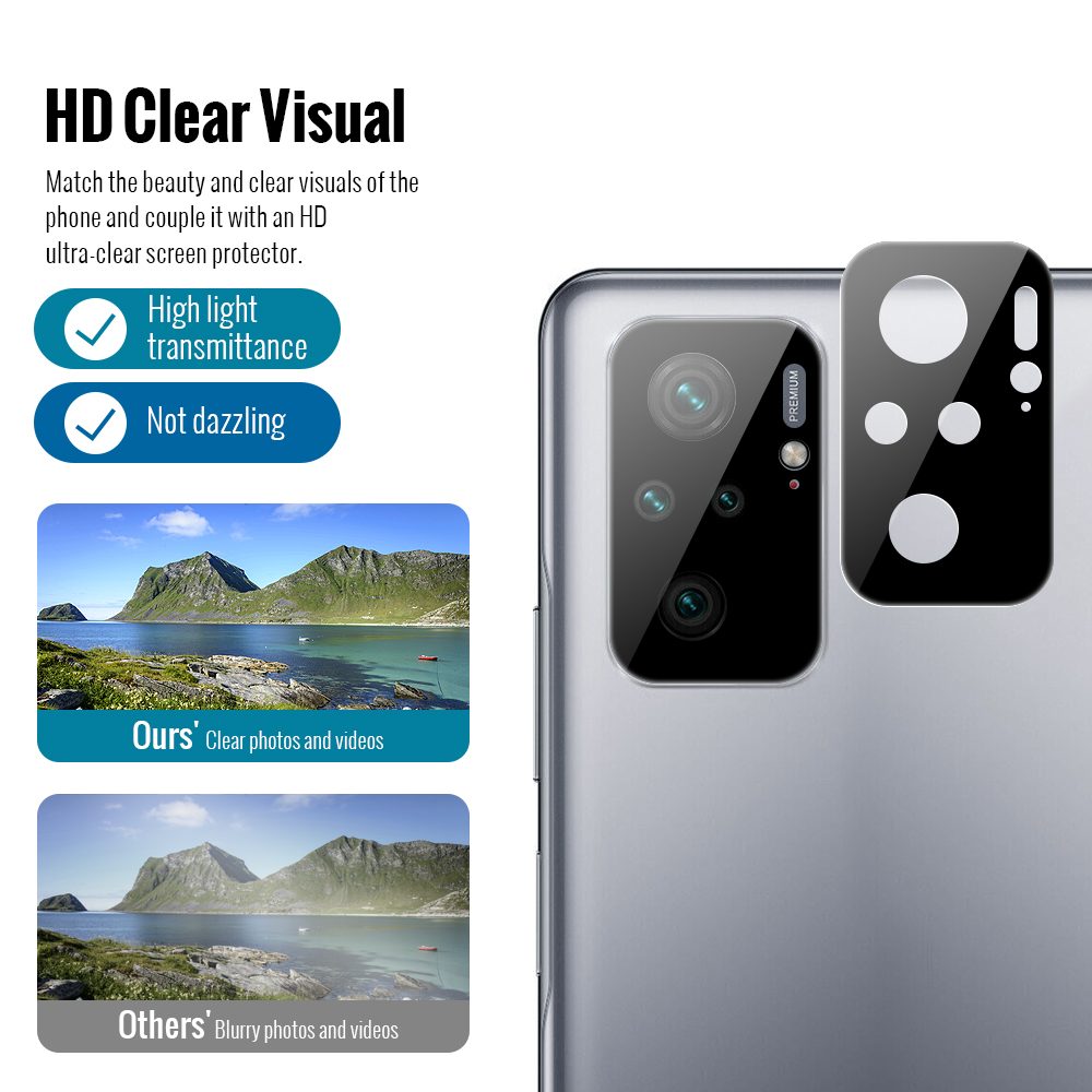 2 Db Edzett üveg és 2 Db Kameraüveg Készlet, Xiaomi Redmi Note 10