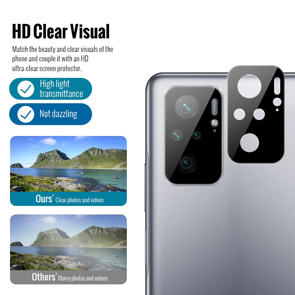 Sada 2 Tvrzených Skel A 2 Sklíček Na Fotoaparát, Xiaomi Redmi Note 10