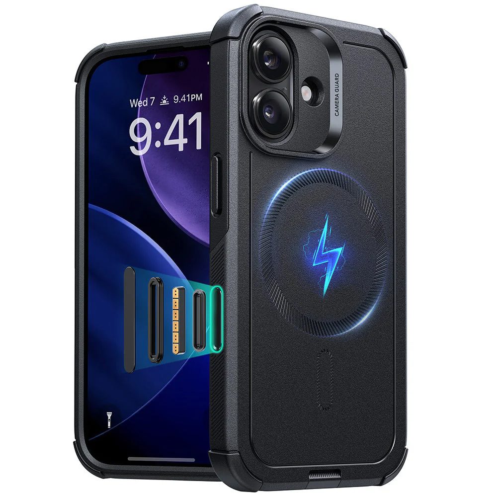 Kryt ESR Cyber Halolock, iPhone 17, čierny