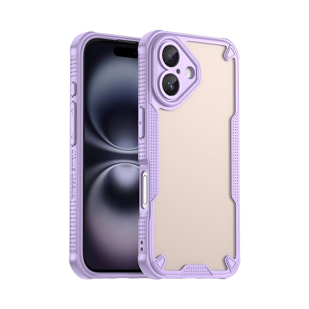 Levně ArmorShield Hybrid Case, iPhone 16, fialový