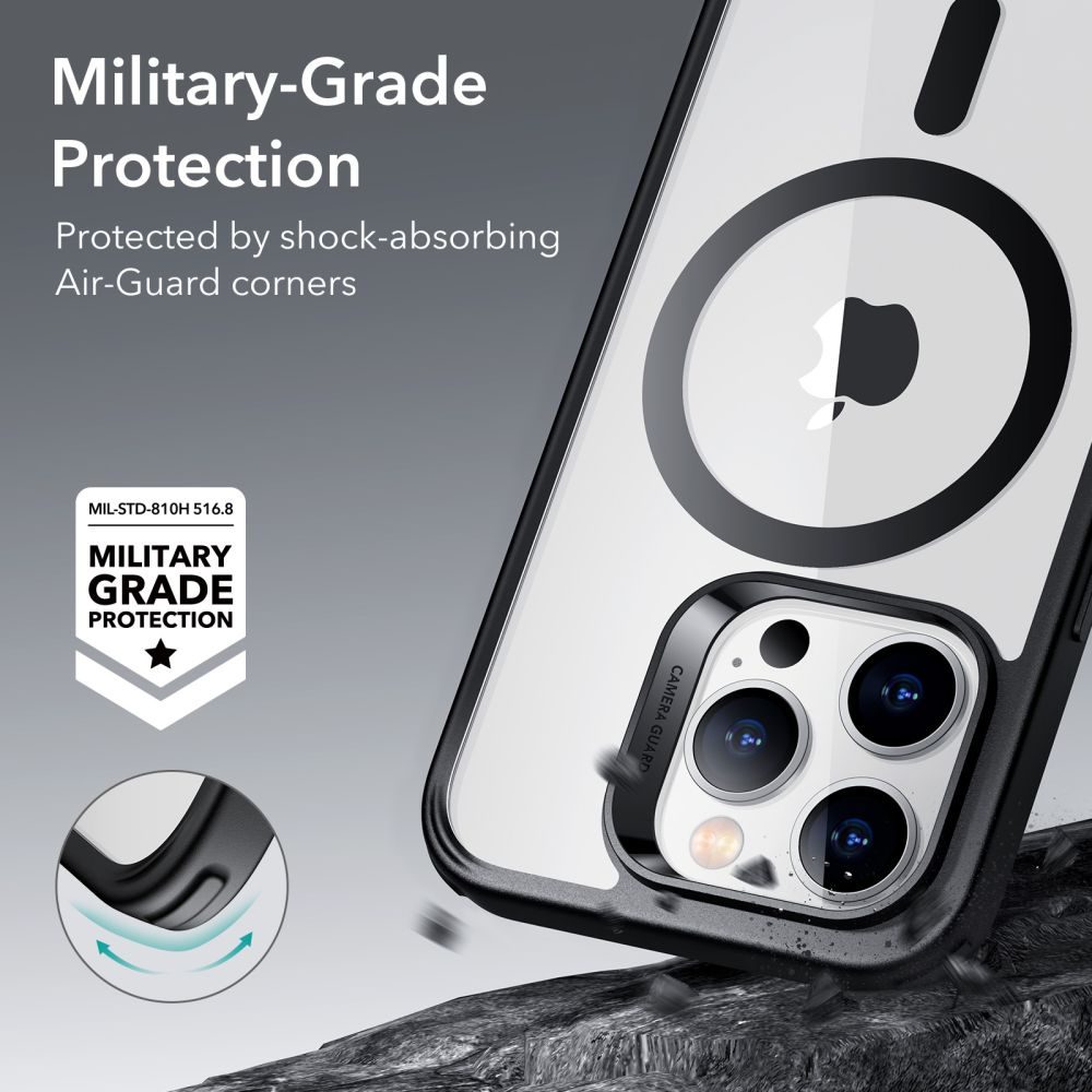 Kryt ESR CH HaloLock MagSafe iPhone 14 Pro, clear black