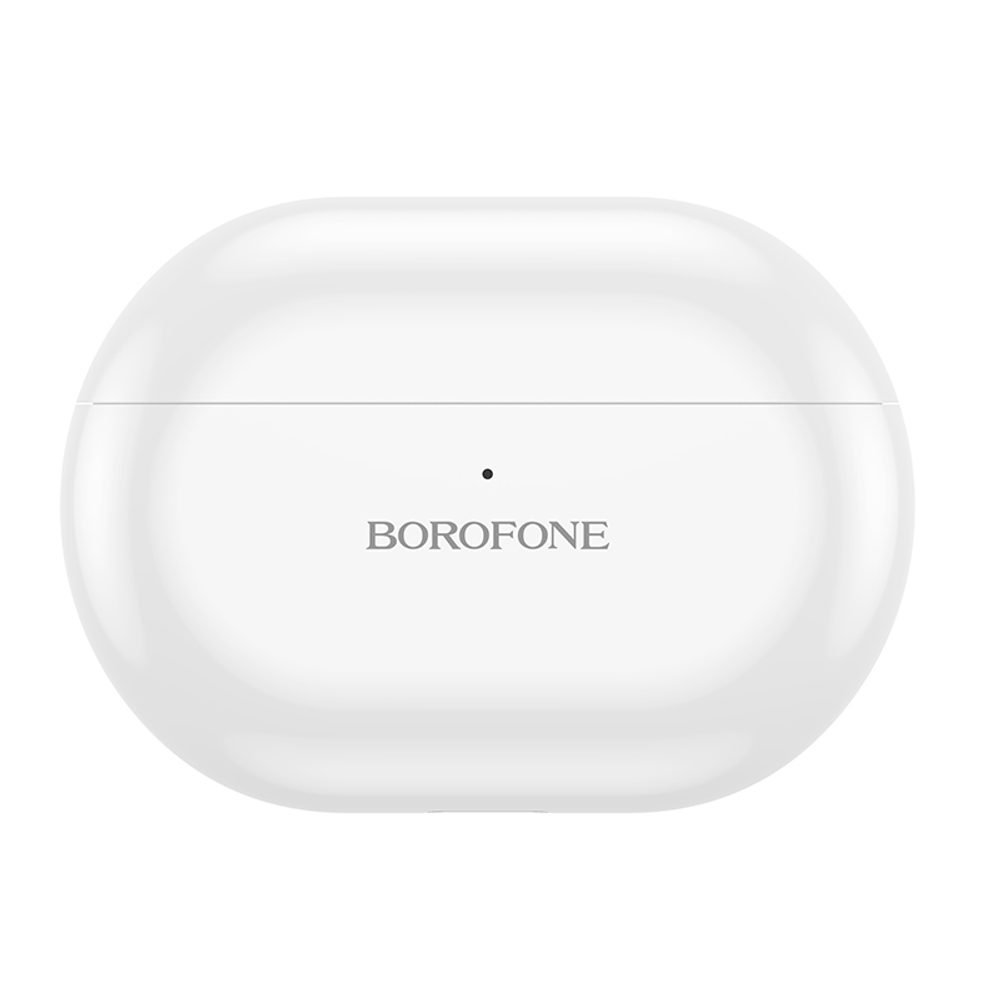 Slušalke Bluetooth Borofone TWS BW09 Sound Rhyme, Bele Barve