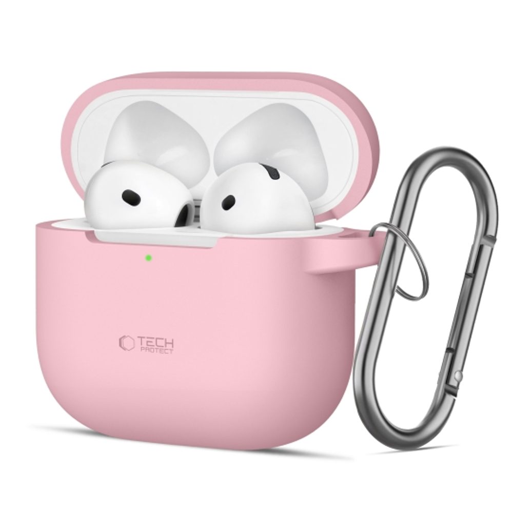Tech-Protect Silikonska maska, Apple AirPods 4 / 5, roza