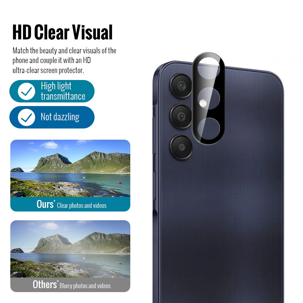 2 Db Edzett üveg és 2 Db Kameraüveg Készlet, Samsung Galaxy A25