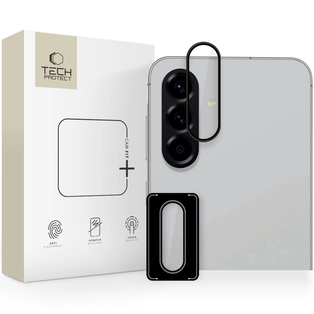 Levně Tech-Protect Camring Pro+, sklíčko pro čočku fotoaparátu, Samsung Galaxy A36 / A56 5G, černé