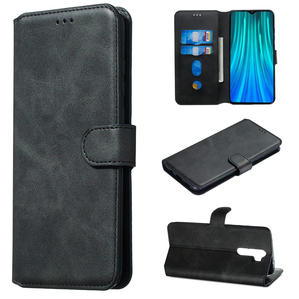Husă cu Magnet, Xiaomi Redmi Note 8 Pro, negru