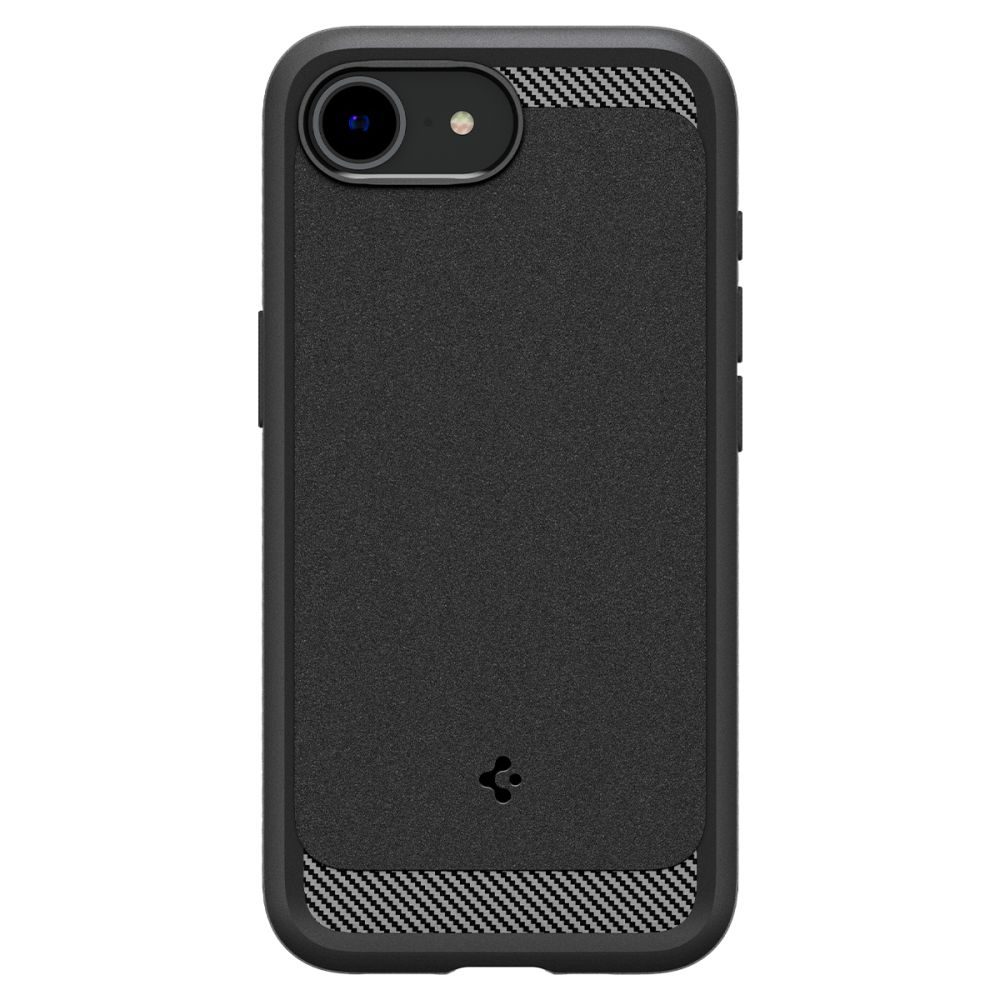 Spigen Rugged Armor MagSafe, iPhone 16e / 17e, čierny