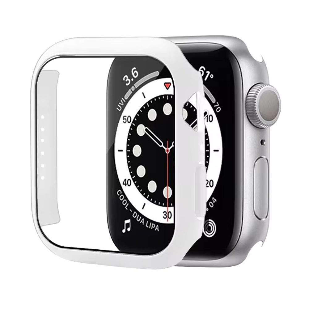 JP Watch case, Apple Watch 7 / 8 / 9, 45 mm, biely