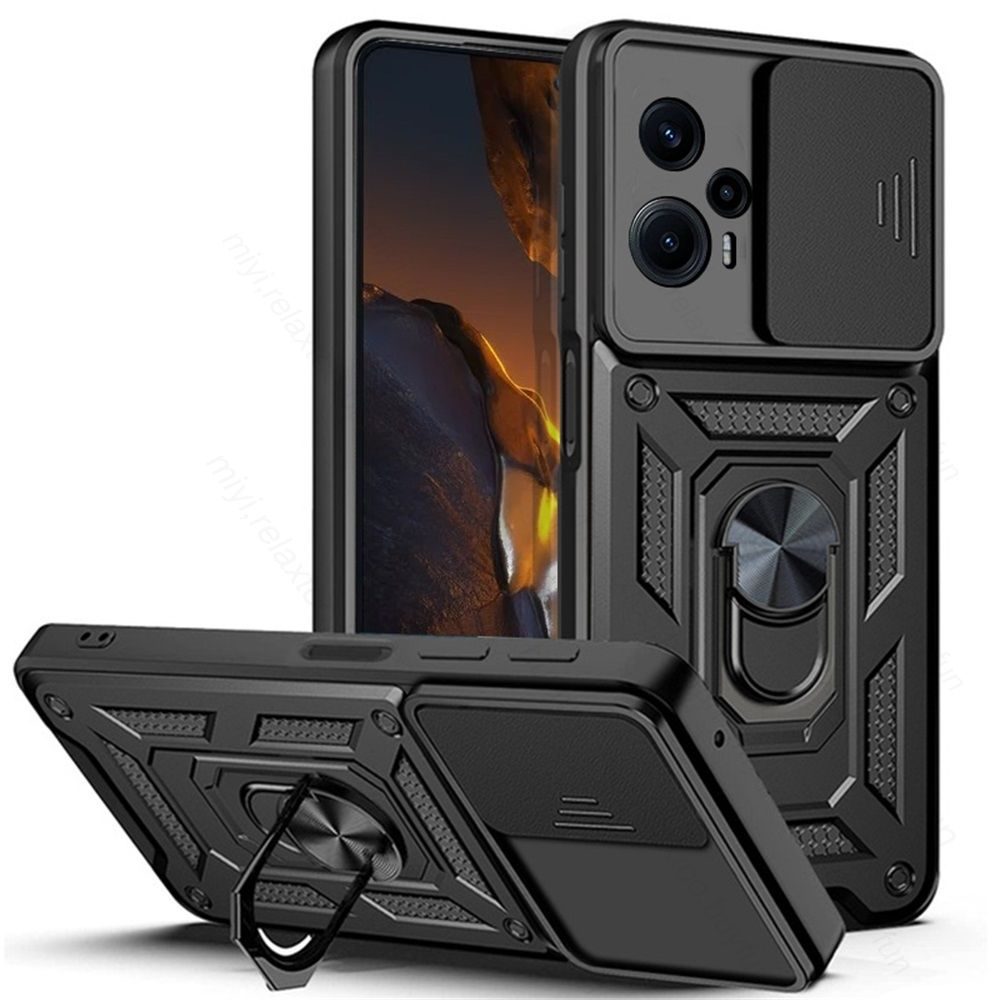 Tech-Protect CamShield Pro Xiaomi Poco F5, Neagră