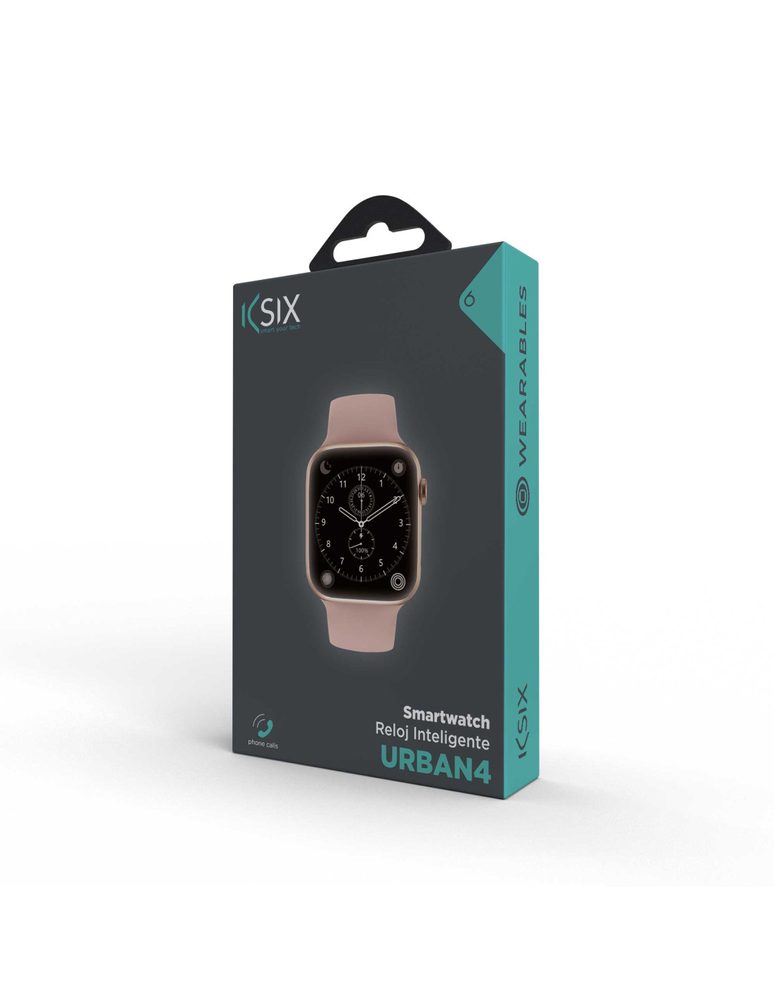 Ksix Smartwatch Urban 4, Rózsaszín