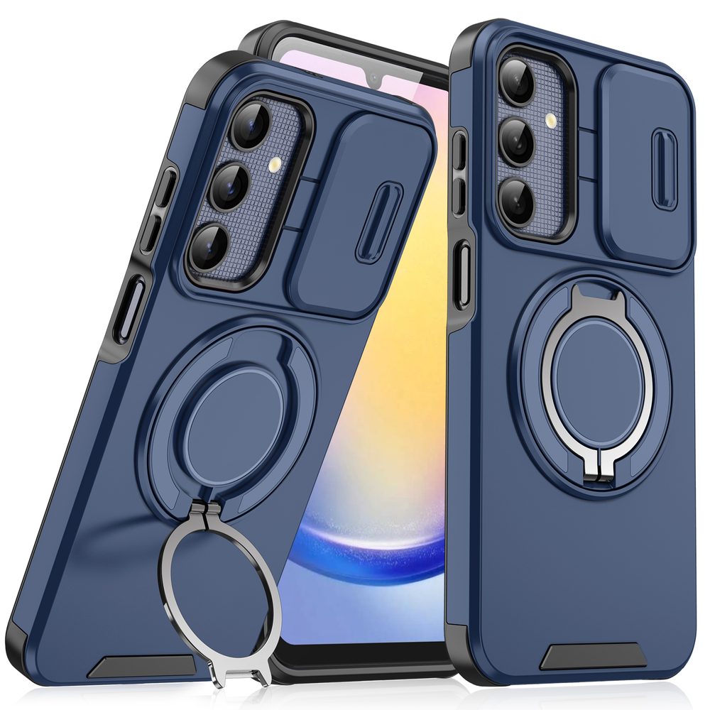 Camslide Stand borító, Samsung Galaxy A25, kék