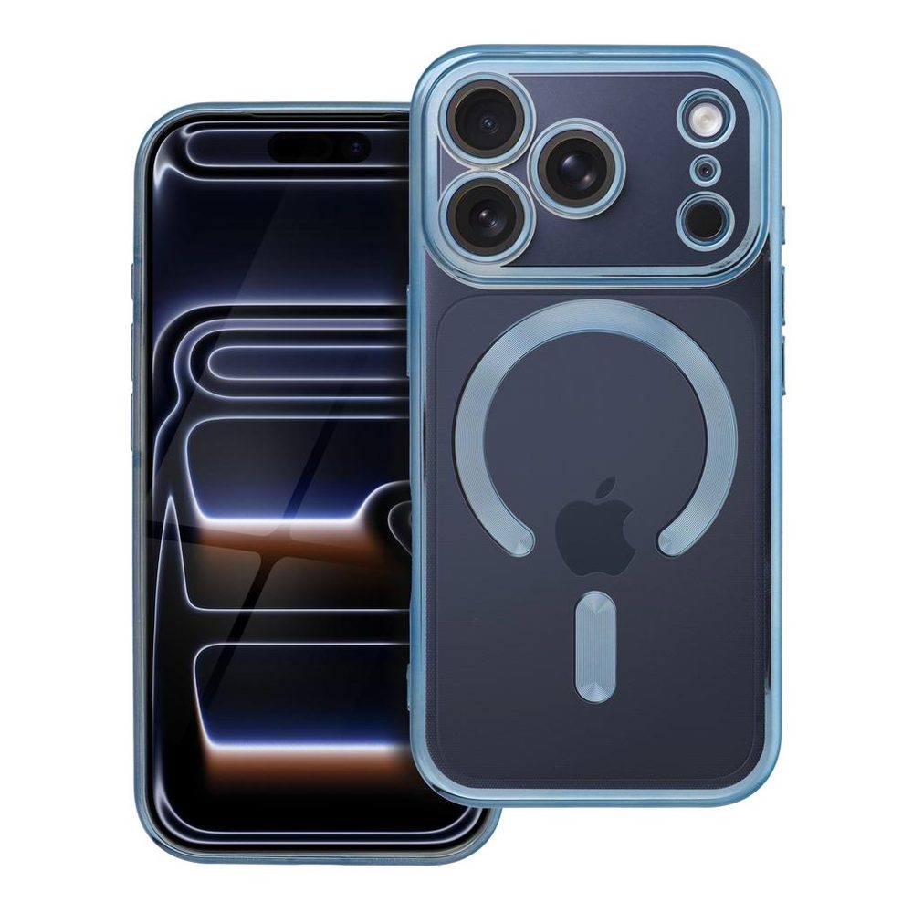 Electro Mag Cover cu MagSafe, iPhone 17 Pro / 18 Pro, albastru