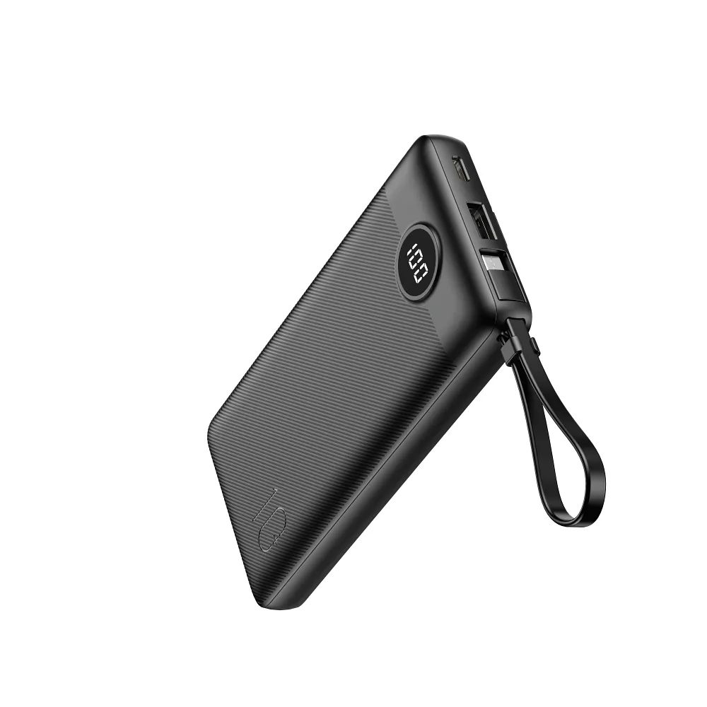 Veger C10 PowerBank 10 000mAh (Micro USB + USB-C + Lightning), Fekete (W1116)