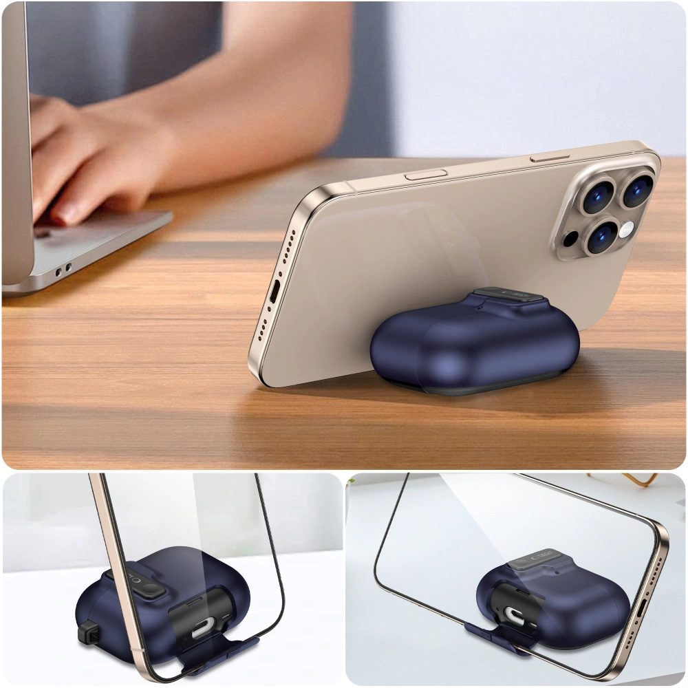 Tech-Protect Slim Hook puzdro, Apple AirPods Pro 3, modré