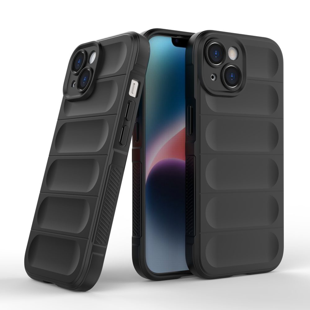 Levně Wency Magic Shield obal, iPhone 15, černý