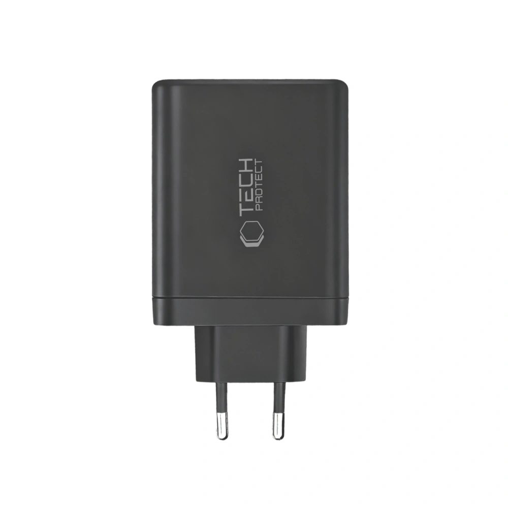 Tech-Protect NC120W-GAN 4-portová nabíjačka PD 120W / QC3.0, čierna