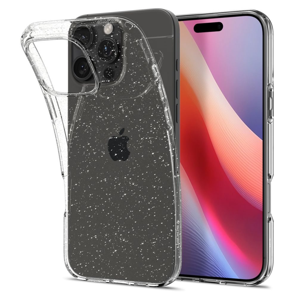 Spigen Liquid Crystal kryt na mobil, iPhone 16 Pro, Glitter Crystal