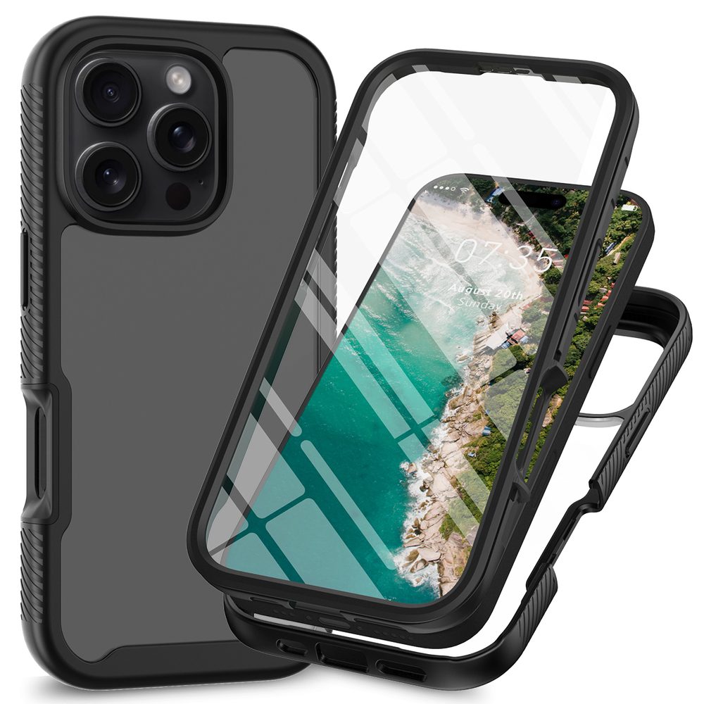 JP Defense360 tok, iPhone 16 Pro Max, fekete
