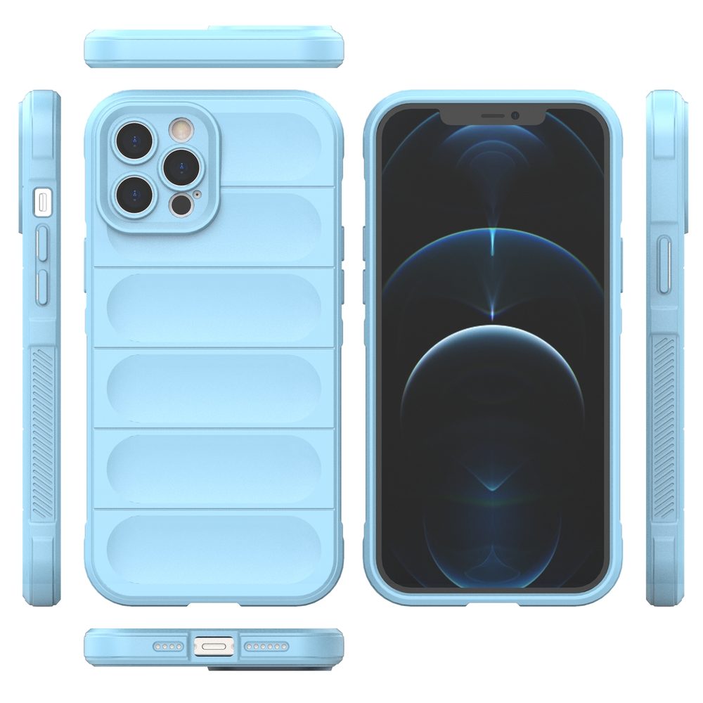 Husă Magic Shield, IPhone 12 Pro Max, Albastru Deschis