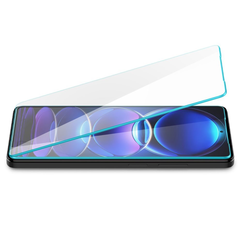 Spigen Glas.Tr Slim, Folie De Sticlă Securizată 2 Bucăți, Xiaomi Redmi Note 12 Pro 5G / 12 Pro Plus 5G / Poco X5 Pro 5G