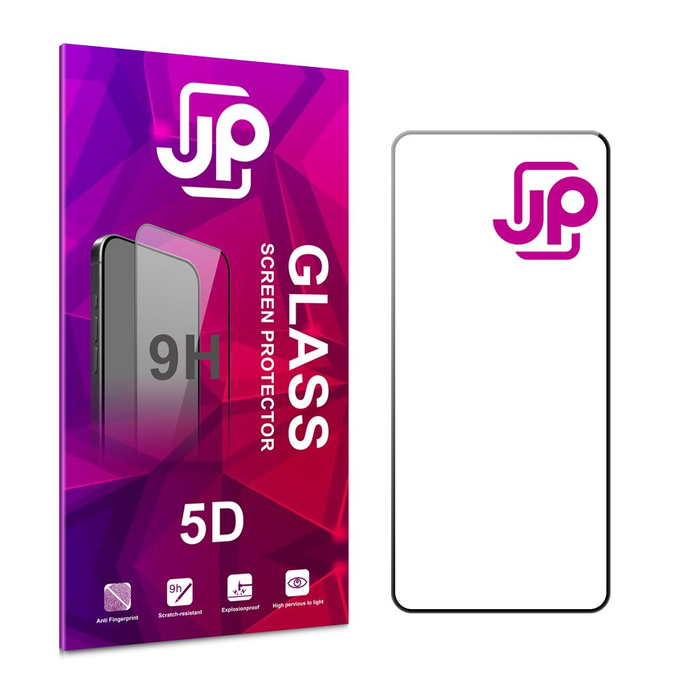 Levně JP 5D Tvrzené sklo, Xiaomi Redmi Note 12 Pro 5G, černé
