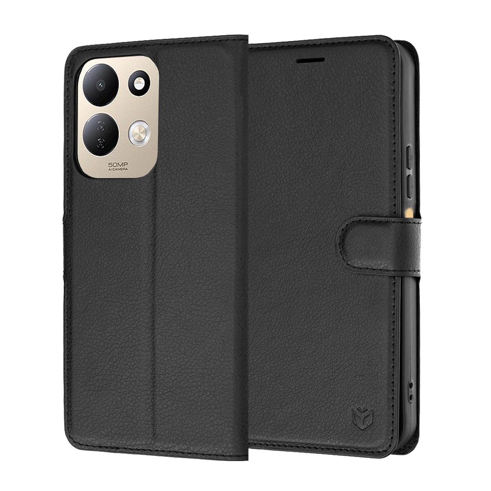 Techsuit Leather Folio, Xiaomi Redmi 17 4G / 5G, negru