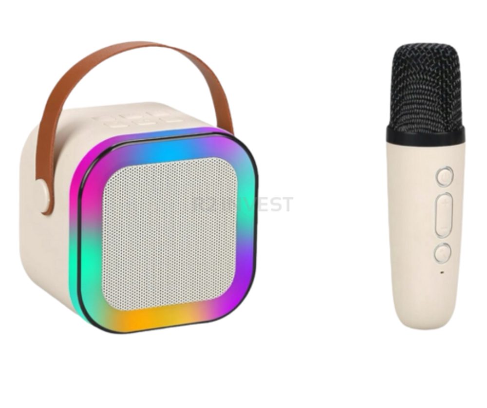 Set karaoke wireless, bej