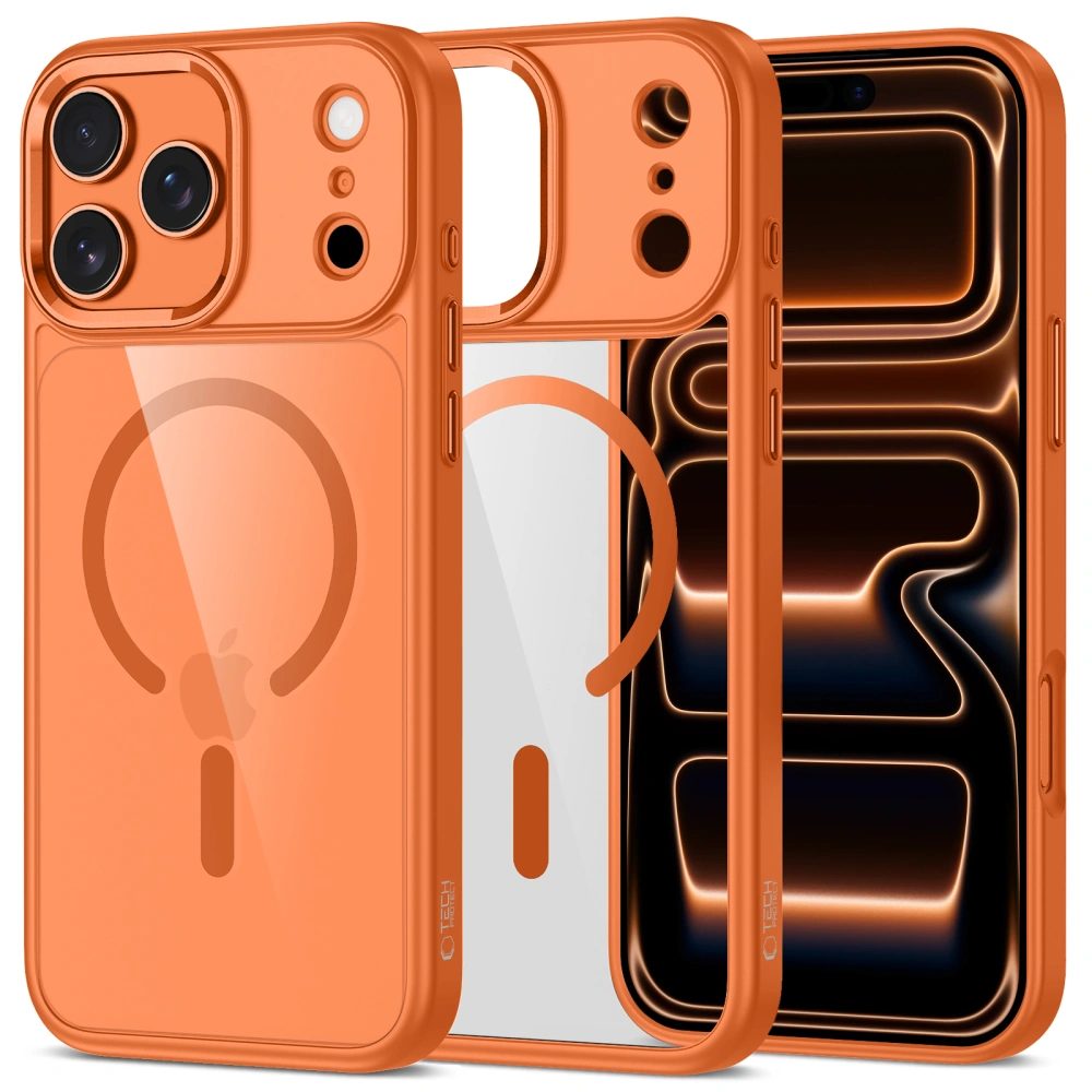 Levně Tech-Protect MagMat MagSafe iPhone 17 Pro Max, oranžový