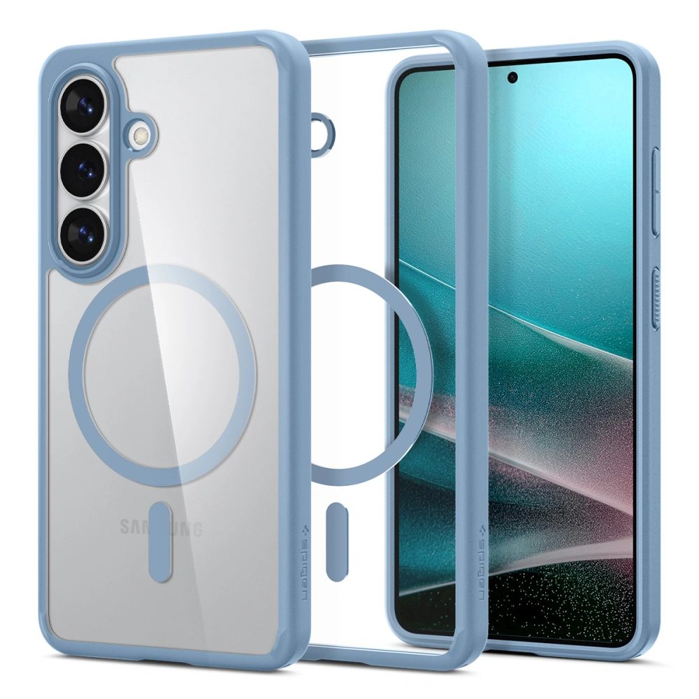 Levně Spigen Ultra Hybrid Mag s MagSafe, Samsung Galaxy S26 Plus, světle modrý
