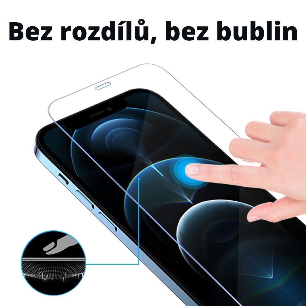 JP Long Pack Tvrzených Skel, 3 Skla Na Telefon S Aplikátorem, IPhone 11