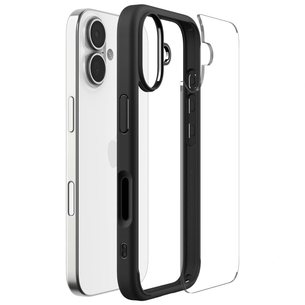 Spigen Ultra Hybrid kryt na mobil, iPhone 17, čierny