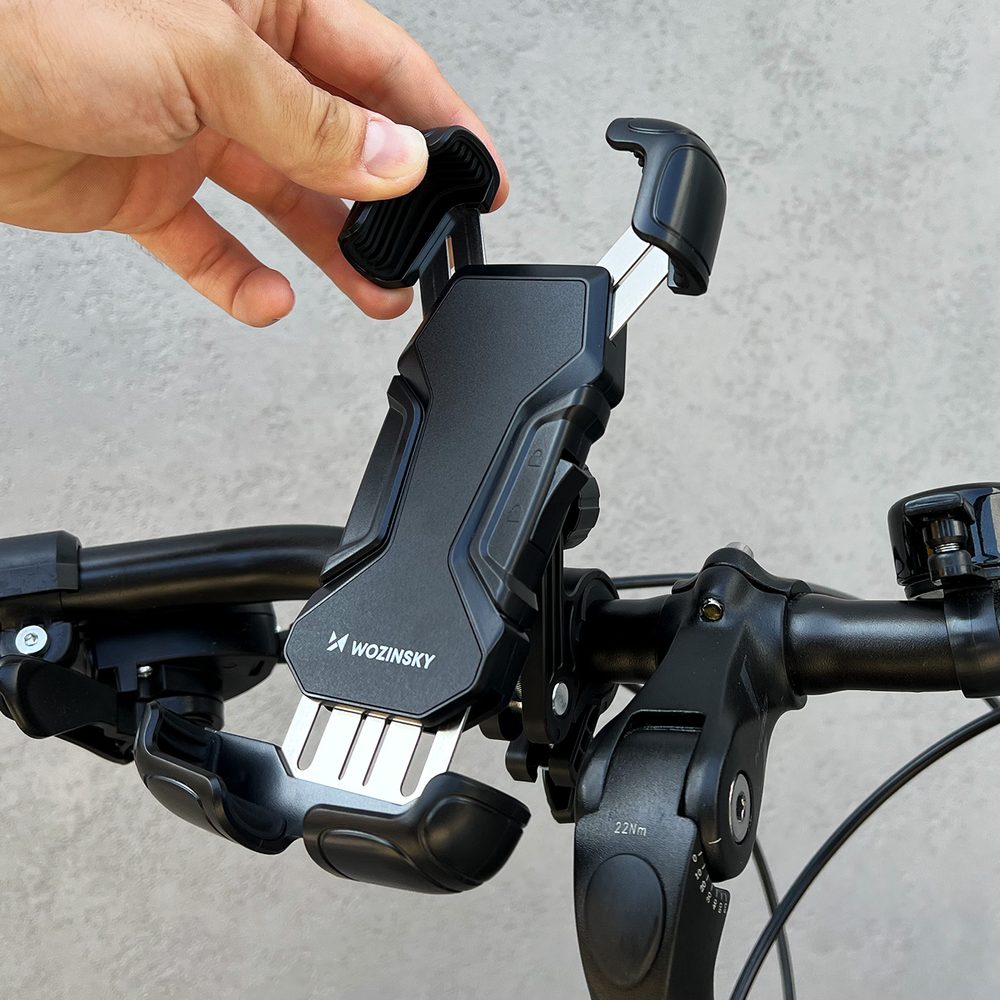 Držalo Za Telefon Wozinsky Strong Handlebar, črno (WBHBK6)