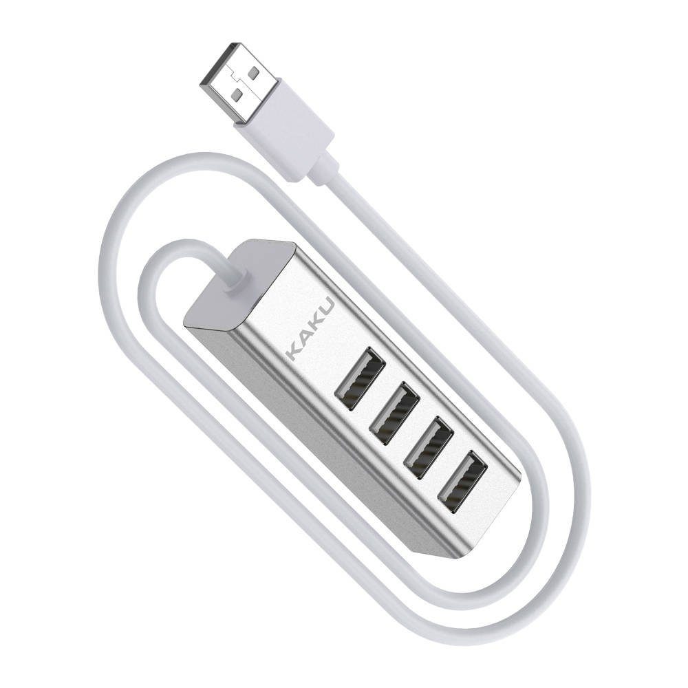 Kaku HUB Elosztó - 4x USB Adapter, Ezüst (KSC-383)