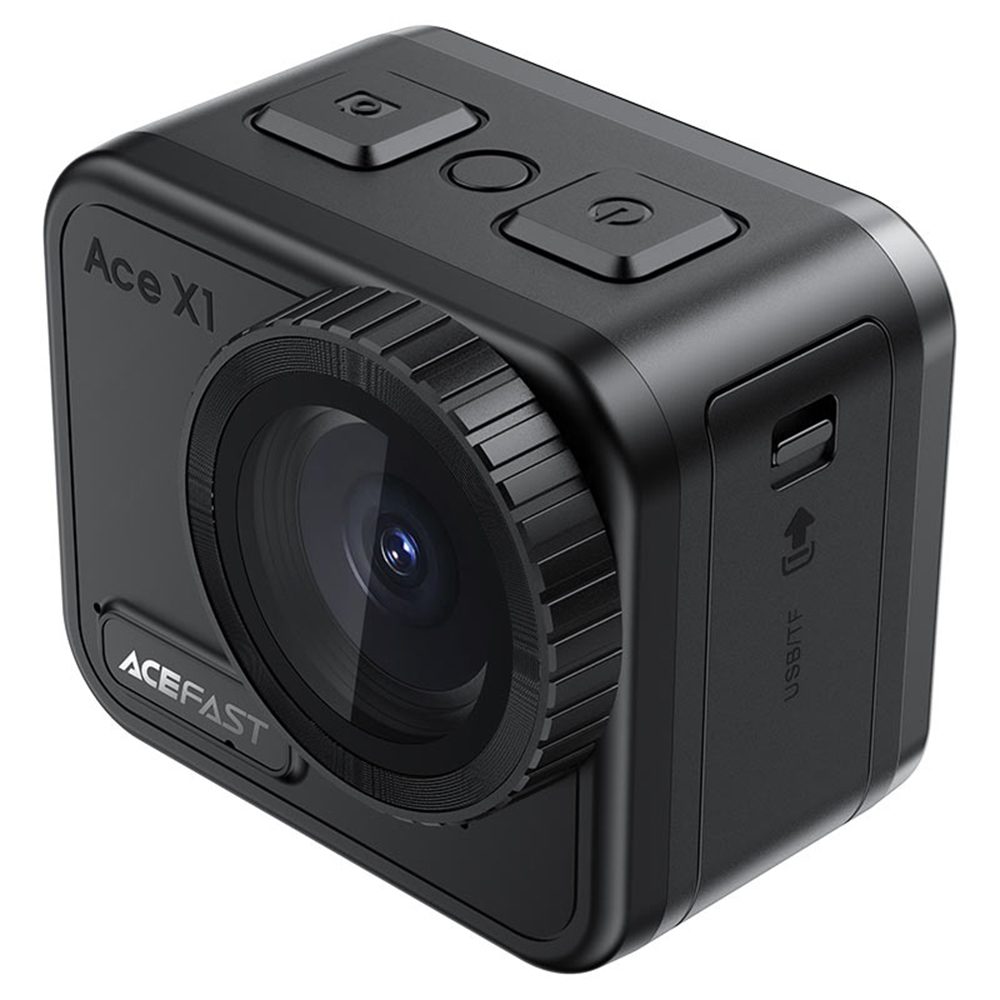 Levně Acefast akční kamera (X1), 4K, 20 MP, IPX8, černá