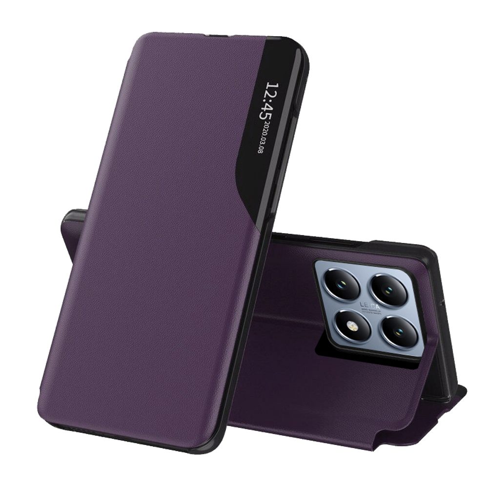 Eco Leather View Case, Xiaomi 14T Pro, lila