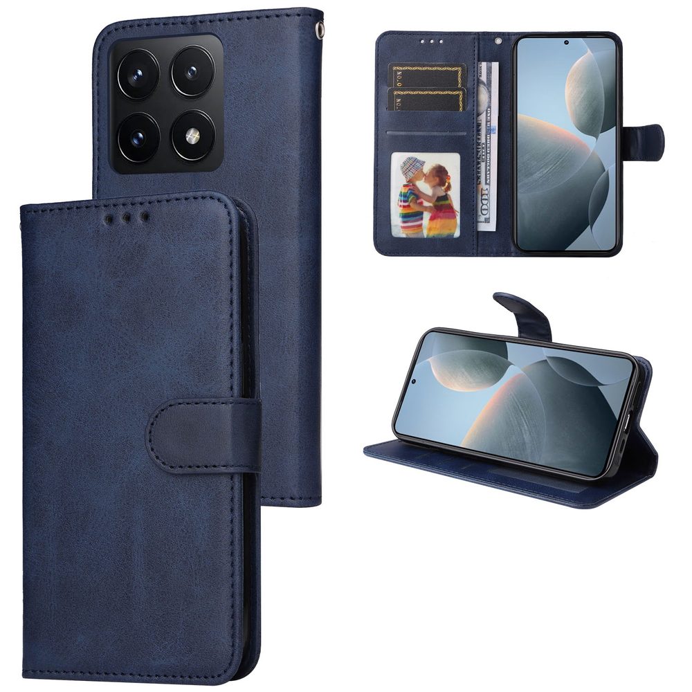 Mágneses tok, Xiaomi 14T, kék