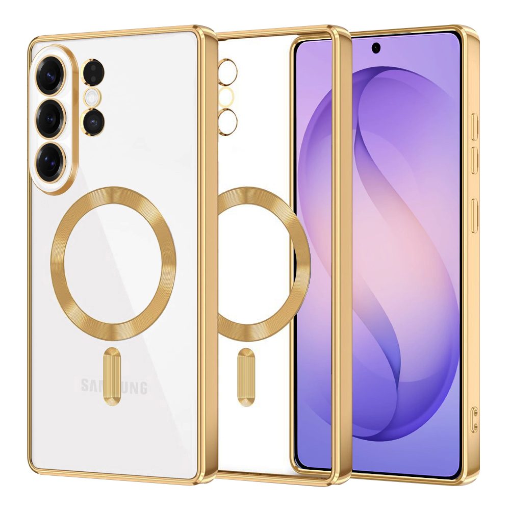 Techsuit Luxury Crystal MagSafe, Samsung Galaxy S26 Ultra, zlatý