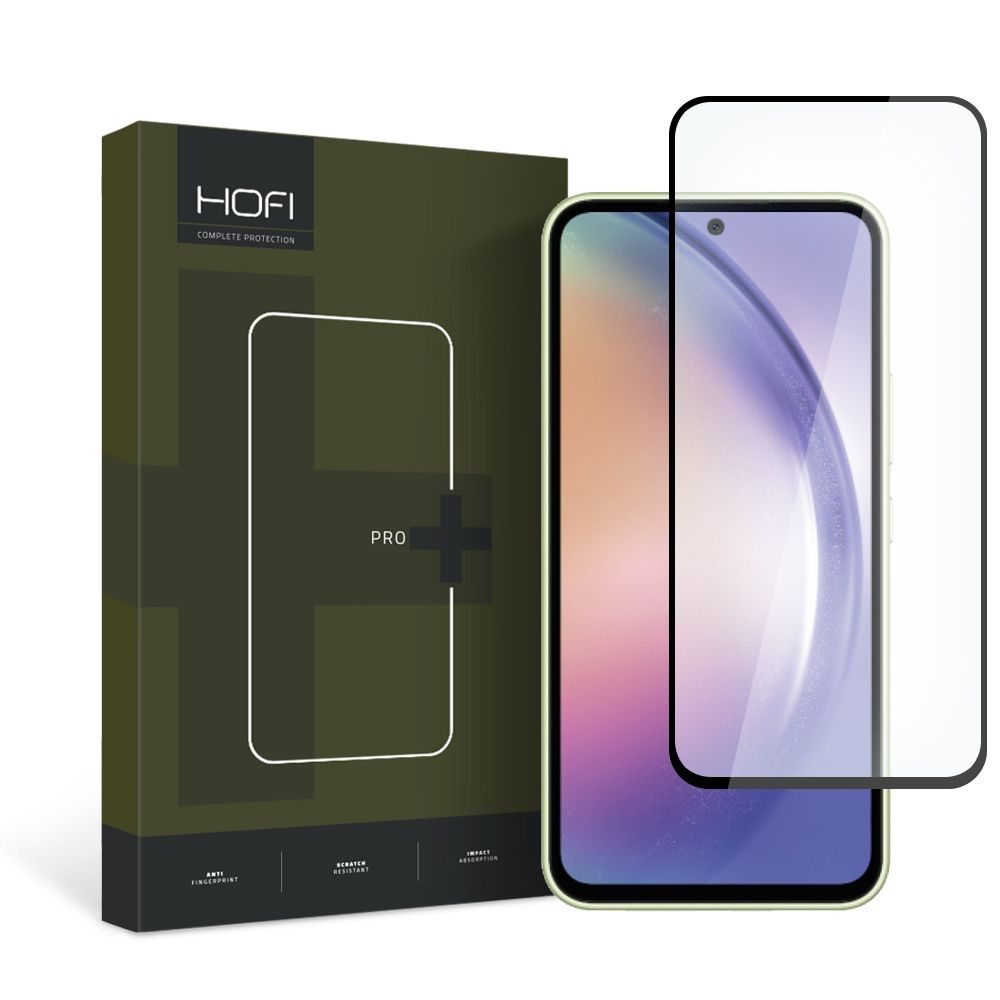 Hofi Pro+ Edzett üveg, Samsung Galaxy A54 5G, Fekete